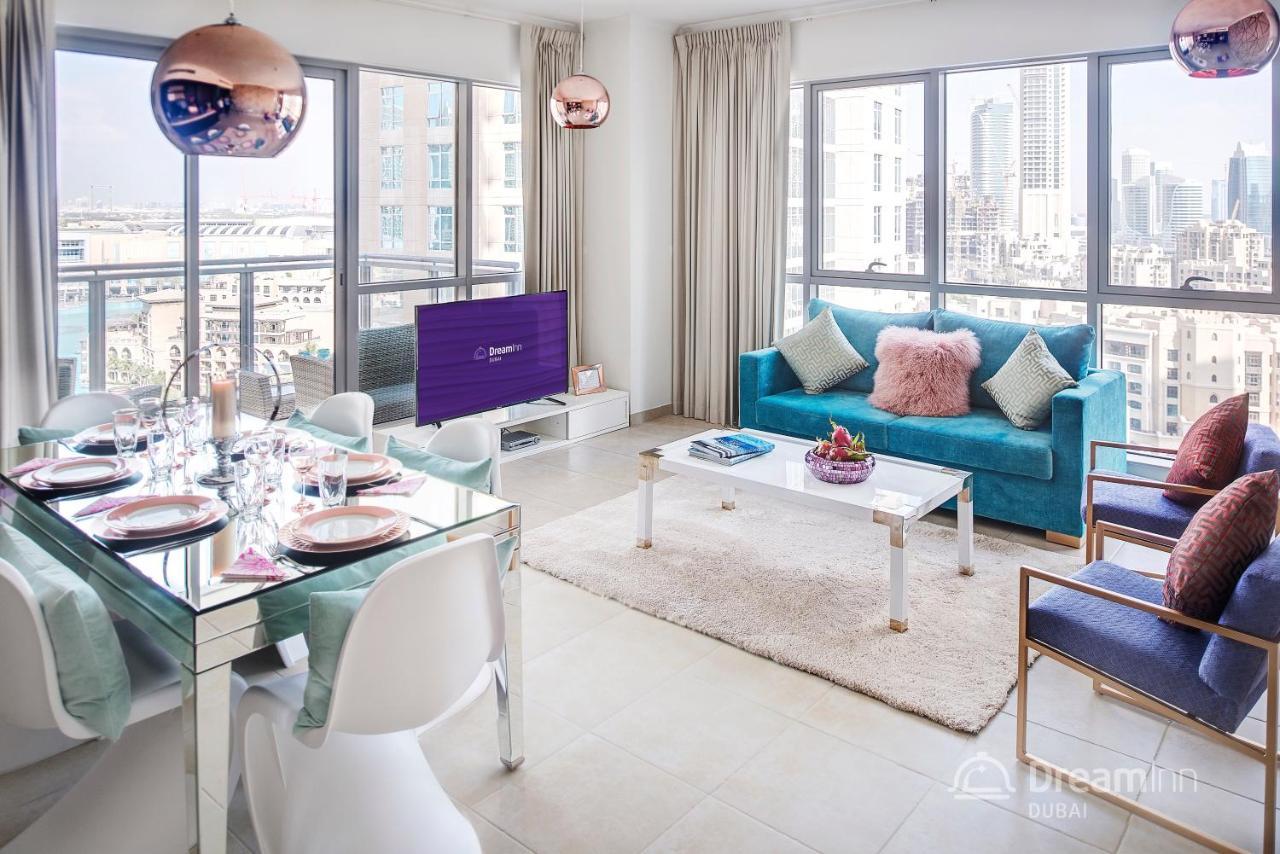 Dream Inn Apartments - Burj Residences Burj Khalifa View Дубай Стая снимка