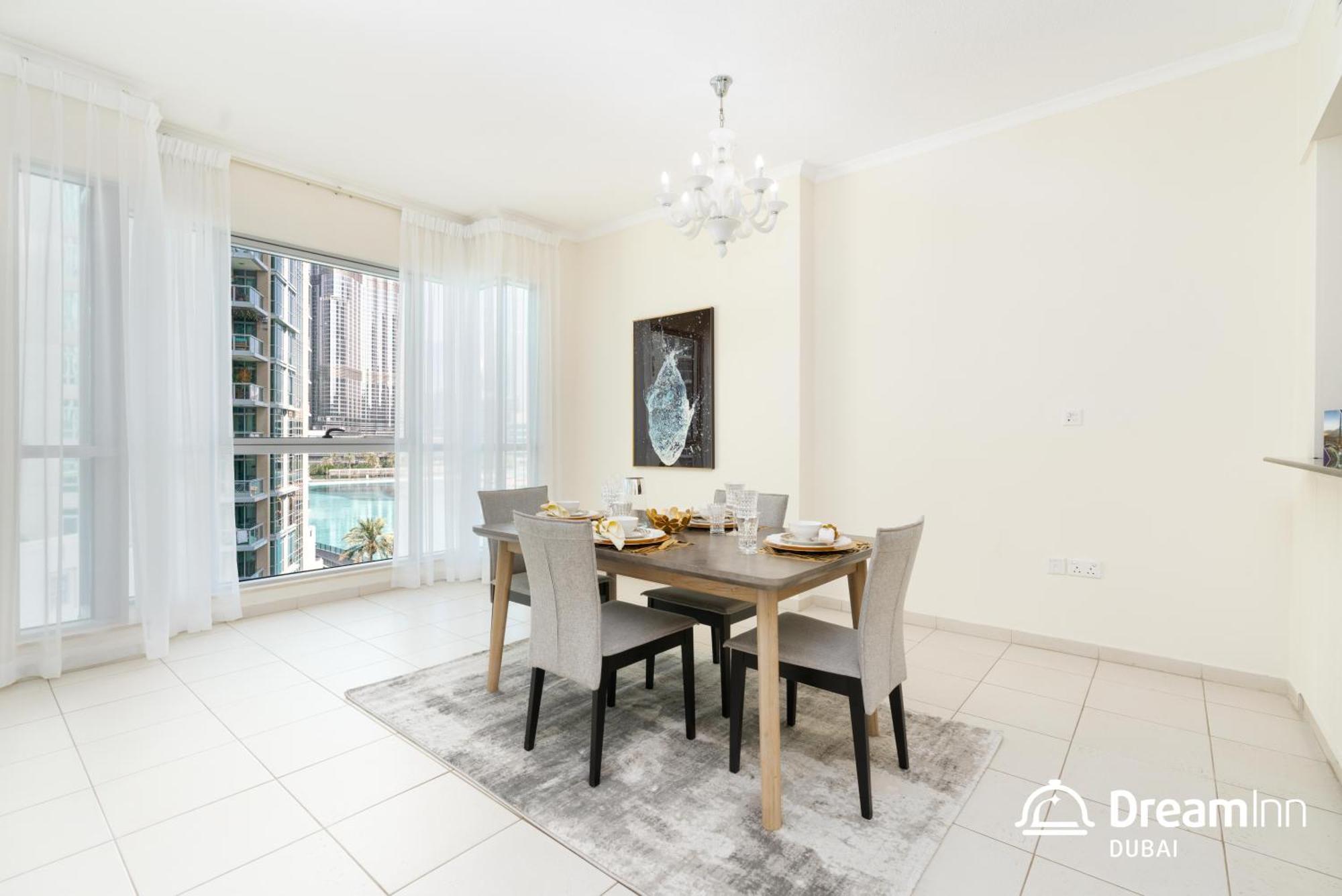 Dream Inn Apartments - Burj Residences Burj Khalifa View Дубай Екстериор снимка