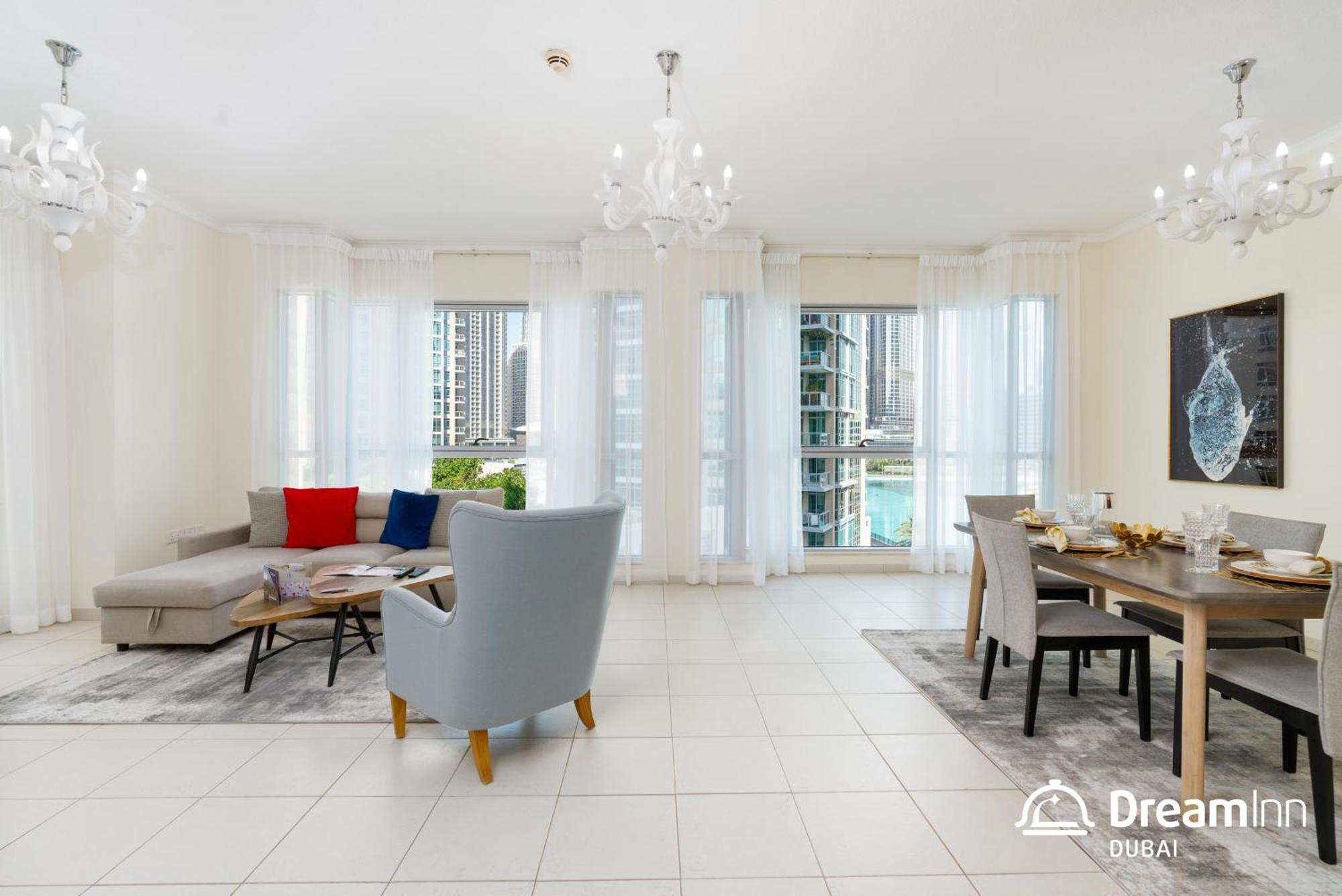 Dream Inn Apartments - Burj Residences Burj Khalifa View Дубай Екстериор снимка